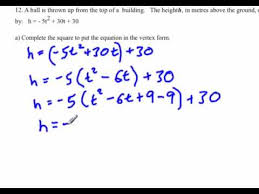 Quadratic Functions Factoring By