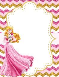 Collection Of Invitaciones Para Modificar De La Princesa Aurora  gambar png