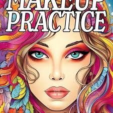 makeup practice coloring book for s