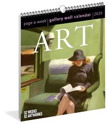 Art Page A Week Gallery Wall Calendar 2020