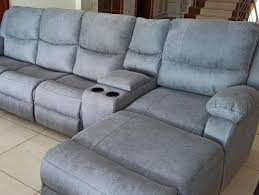 Miam Grey L Shape Sectional Sofa
