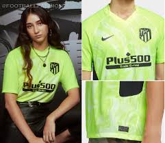 Polyester type of brand logo: Atletico De Madrid 2020 21 Nike Third Kit Football Fashion
