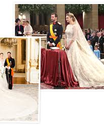 There was a royal wedding this weekend! Princess Stephanie S Royal Wedding Dress Elie Saab Instyle