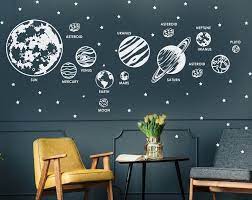 Space Wall Decal Planets Solar System