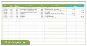 T Accounts Excel Template Account Word Abbreviated Free