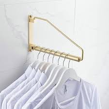 Hiendure Folding Clothes Hanger Gold