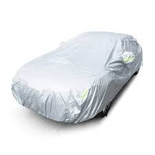 Universal Full Car Covers Snow Ice Dust Wind Sunshade Cover Foldable Light Silver Size S Xxl Car Outdoor Protector Cover