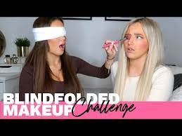 blindfolded makeup challenge