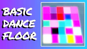 basic dance floor in roblox studio