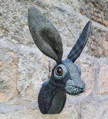 Hare Head Faux Taxidermy Wall Mount Mr
