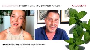 graphic summer makeup clarins