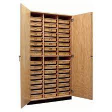 locking storage cabinet with trays us