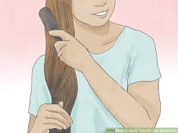 How To Apply Tape In Hair Extensions 11 Steps With Pictures