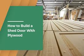 how to build a shed door with plywood