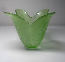 Green Flower Vase Made In Spain
