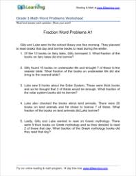 Below are three versions of our grade 5 math word problem worksheet on adding and subtracting fractions. 3rd Grade Math Worksheets Fractions Word Problems Printable Fraction Word Problems Word Problems Word Problem Worksheets