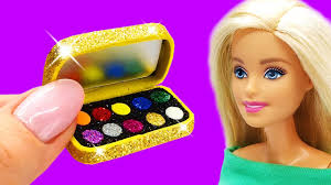barbie clay makeup learning