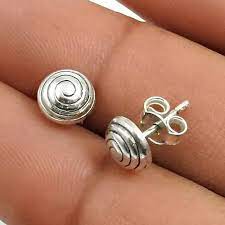 925 sterling silver studs earrings fine