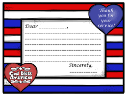 Thank A Veteran Patriotic Thank You Letter Template For Veterans Day