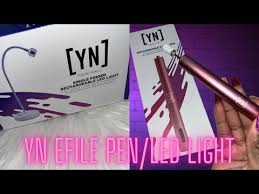 young nails e file pen led light