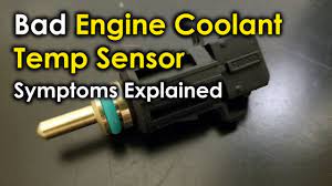 bad engine coolant rature sensor