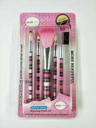 makeup brush set 5 piece kit cosmetic
