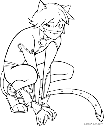 What marinette does not know is that adrien is a superhero as wel. Miraculous Ladybug Coloring Pages Coloringall