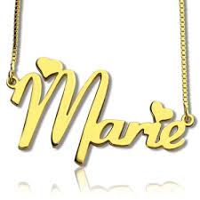 personalised nameplate necklace for
