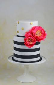 Stripe And Polka Dot Cake In 2019 Birthday Cake Birthday