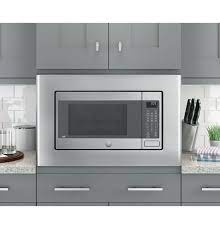 In other words, can the ge trim kit be used with another brand's microwave (provide it has the same dimensions as the i want to install a microwave in my cabinet wall. Microwave Optional 30 Built In Trim Kit Jx9153sjss Ge Appliances