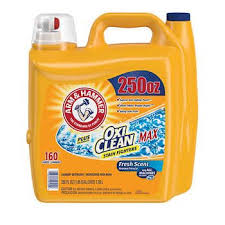 Tide original liquid laundry detergent provides the tide clean you love, now more concentrated for more stain removal and freshness and less water. Arm Hammer Plus Oxiclean Max Liquid Laundry Detergent 250 Fl Oz 160 Loads Liquid Laundry Detergent Laundry Liquid Laundry Detergent