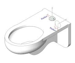 Wall Hung Toilet 3d Dwg Model For
