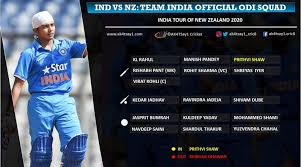 India look to avoid series defeat. India Vs Nz 2020 Bcci Announces Odi Squad Star Player Selected