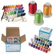 Polyester Embroidery Machine Thread Set 500m Each 63