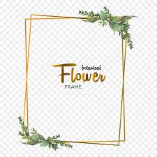 botanical wedding invite vector hd