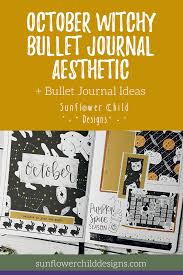 bullet journal witchy aesthetic ideas