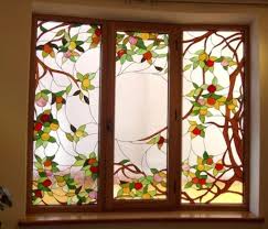 cestom stained glass window lead glass