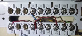 I'm replacing a trane weathertron thermostat with a honeywell rth the trane thermostat has 7 wires one of which is a t wire (color. Converting From A Trane Xt500c Ac Thermostat To Honeywell Tb8220u1003 Visionpro 8000 Home Improvement Stack Exchange