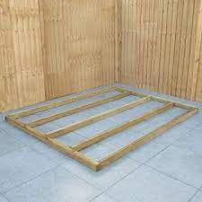 how to build a wooden shed base tiger
