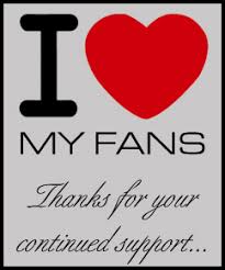Image result for thanks to all my fans