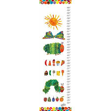 Oopsy Daisy Growth Chart Eric Carles The Very Hungry Caterpillar Tm 12x42 By Eric Carle