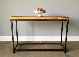 Reclaimed Barn Wood Console Table With