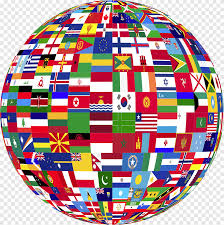 country flag globe png