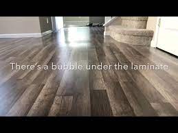laminate flooring bubbles