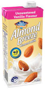 vanilla unsweetened almond milk
