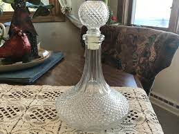 Vintage Glass Liquor Bottle Decanter