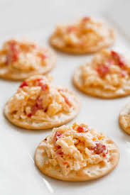 six ers topped with pimento cheese