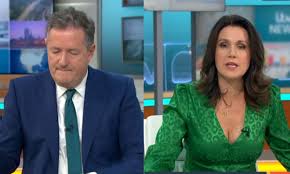 Susanna reid made sure to add a splash of brightness to the drizzly weather at the start of june, with this bold yellow and white striped dress. Good Morning Britain S Susanna Reid Fires Back After Sparking Reaction With Inappropriate Dress Hello