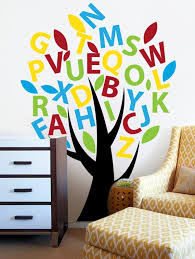 Alphabet Tree For Kids Wall Sticker