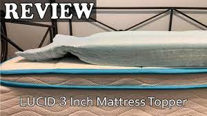 lucid 3 inch mattress topper review